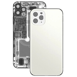 Wewoo Coque Arrière Batterie Verre pour iPhone 11 Pro Max Blanc 