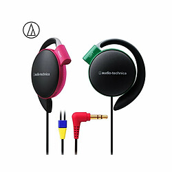 Avis Original Audio-Technica Ath-Eq500 Filaire Écouteur Musique Casque Crochet D'Oreille Sport Casque Rouge