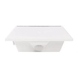 Acheter Universal Imperméable à l'eau 10 LED capteur de mouvement infrarouge solaire extérieur lampe murale de sécurité poteau d'installation adapté à la maison(blanche)