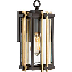 Elstead Lighting Petite lanterne murale à 1 ampoule - Fini bronze, E27 