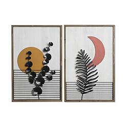 Cadre DKD Home Decor Lune (51 x 3 x 76,5 cm) (2 Unités) 