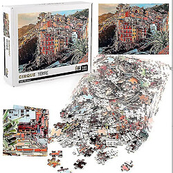 Acheter Universal 1000 pièces Cinque Terre Puzzle Bricolage Puzzle Jouets Assemblage Images Déco