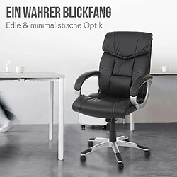 Avis Mendler Fauteuil/siège de bureau M61, classique, similicuir ~ noir