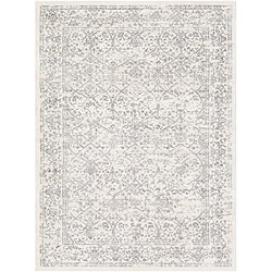 Surya MARGAUX - Tapis vintage, Blanc et Gris - 160x216cm 