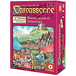 Filosofia Jeux de société - Carcassonne Extension 8 : Bazars, Ponts et Forteresses 