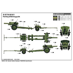 Trumpeter Maquette Canon Soviet 122 Mm Howitzer 1938 M-30 Late Version