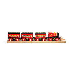 Bigjigs Rail Moteur de train-couchette en bois