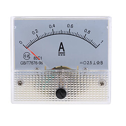 dc ampèremètre analogique panneau compteur amp mètres courant manomètre pointeur type 0-1a ampèremètre