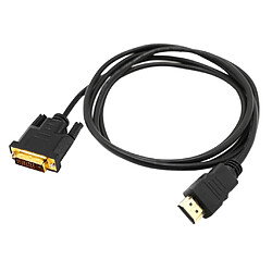 Câble adaptateur HDMI vers DVI mâle