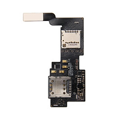 Wewoo Pour LG Optimus G Pro / F240 Carte SIM et Câble flexible Flex Cable pièce détachée lecteur de SD