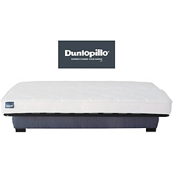 CONFORTEAM Canapé lit Eden Clic Clac 130cm gris foncé matelas 35kg