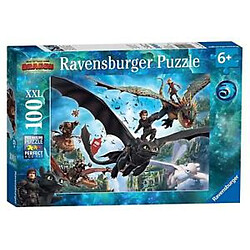 Ravensburger Comment dresser votre dragon 3, puzzle XXL 100 pièces 