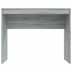 Maison Chic Bureau,Table de travail pour chambre Sonoma gris 90x40x72 cm Bois d'ingénierie -GKD79524 pas cher