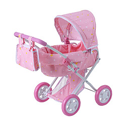 Olivia's Little World 'Twinkle Stars' Délux Poupée Poussette Rose OL-00011