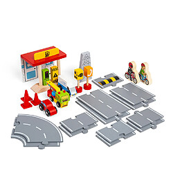 Bigjigs Rail Pack d'accessoires routiers - 54 pièces