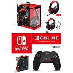 Casque de jeu PRO GAMING SWITCH EDITION Spirit of gamer avec manette Bluetooth Nintendo Switch