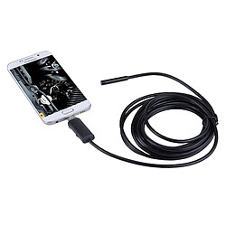 Wewoo Endoscope numérique pour le plus récent OTG Android Phone, Longueur: 2m, Diamètre de l'objectif: 7mm 2 en 1 Micro USB et USB Étanche Serpent Caméra d'inspection avec 6 LED