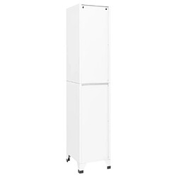 Acheter vidaXL Armoire à casiers Blanc 38x40x180 cm Acier