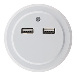 Otio Veilleuse LED automatique avec 2 ports USB