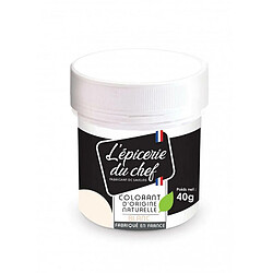 Scrapcooking Colorant alimentaire d'origine naturelle Blanc 40 g