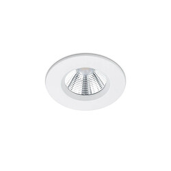 Lumière Downlight encastrable rond moderne blanc mat 3000K IP65