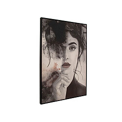 Cadre Huile Romimex Jute Femme 80 x 120 x 5 cm