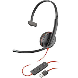 POLY Blackwire 3210 Monaural USB-A Headset