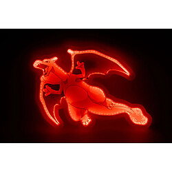 Teknofun Lampe Néon Murale Dracofeu Pokémon 40cm Multicolore