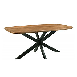 Moloo SKAGEN-Table à manger Ovale 6/8 personnes, L.180 cm, Manguier massif