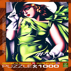 Acheter Eurographics Jeune Fille en Vert by Tamara De Lempicka Puzzle (1000 pièces)