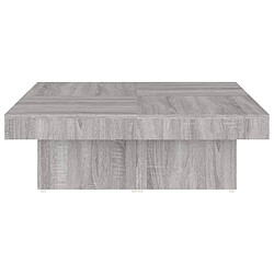 Acheter vidaXL Table basse Sonoma gris 90x90x28 cm Bois d'ingénierie