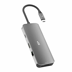 Silicon-Power Hub USB Silicon Power SR30 Gris pas cher