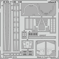 F-14D for Tamiya - 1:48e - Eduard Accessories 