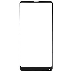 Wewoo Écran avant lentille en verre pour Xiaomi Mi Mix2 (noir)