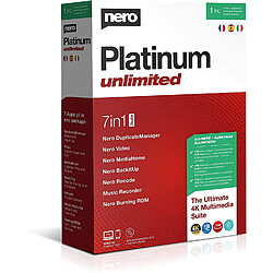 BOITE NERO Platinum Unlimited - licence pour 1 PC - français espagnol italien