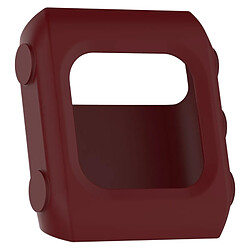 Wewoo Protection écran Étui de en silicone de couleur unie pour POLAR V800 vin rouge