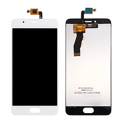 Wewoo Pièce détachée Meizu M5s / blanc Meilan 5s Écran LCD + Tactile Digitizer Assemblée 