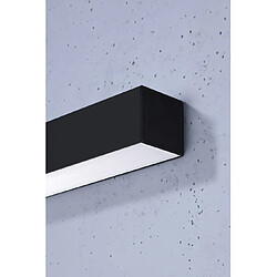 Avis Luminaire Center Applique murale Pinne Aluminium Noir 1 ampoule 5,3cm