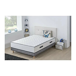 HOTEL SEASONS Ensemble matelas + sommier 160x200 cm - Mousse - 25cm - 5 zones - DEKO DREAM