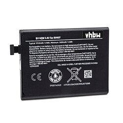 vhbw Li-Ion batterie 2510mAh (3.8V) pour téléphone portable mobil smartphone Nokia / Microsoft Lumia 929, 930, RM927 