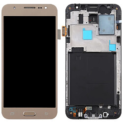 Avis Wewoo Matériel TFT Ecran LCD et numériseur Assemblage complet avec cadre pour Galaxy J5 2015 / J500F Or