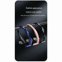 Avis Bl03 Casque À Conduction Osseuse Oreille Suspendue Sans Fil Bluetooth 5.2 Stéréo Musique Sport Écouteur Bleu