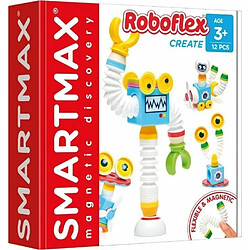 SmartGames - Roboflex Create, Jouets pour Enfants 3 Ans ou Plus, Jouets pour Enfants, Jouet bébé, pièces magnétiques, Souples et magnétiques, Cadeaux pour bébés, 12 pièces. 