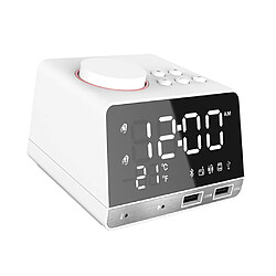 Réveil numérique Bluetooth Radio Réveil Snooze Clock comme décrit