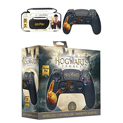 Freaks And Geeks Manette PS4 Bluetooth Harry Potter Hogwarts Legacy Vivet Doré Lumineuse 3.5 JACK + Sacoche Harry Potter XL Switch - Oled -