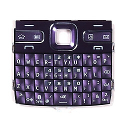 Wewoo Clavier Violet pour Nokia E72 pièce détachée Claviers Mobile Téléphone remplacement du logement avec des boutons de menu / touches de presse 