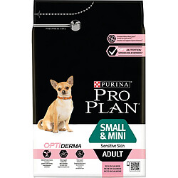 Proplan PRO PLAN Sensitive Skin Optiderma - Croquettes au saumon - Pour chien adulte de petite taille - 3 kg 