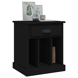 Acheter Maison Chic Table de chevet,Table de nuit,Table d'appoint pour salon noir 43x36x50 cm -MN30020