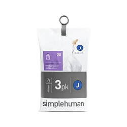 simplehuman Sacs poubelle CW0259 3 x 20sacs code J