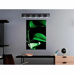 Paris Prix Tableau Imprimé Plant in Black 60 x 90 cm